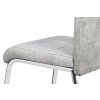 jídelní židle, látka stříbrná chrom AJZ178ST
