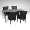 Zahradní jídelní set pro 4 osoby DT257 antracit 2