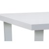 Jídelní stůl 150x90 cm, MDF deska, bílý vysoký lesk, chromovaná podnož-OBR2-1 new