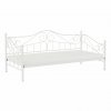 Kovová postel, bílá, 90x200, DAINA