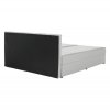 186644 41 boxpringova postel 160x200 svetle seda ferata komfort