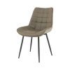 Židle, šedohnědá taupe / černá, Sarin