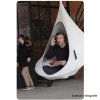 186995 26 zavesne houpaci kreslo svetle seda klorin new big size cacoon hammock