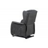 TV a relaxační křeslo ušák elektrické polohování 1 motor šedá látka AKR134S
