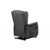 TV a relaxační křeslo ušák elektrické polohování 1 motor šedá látka AKR134S
