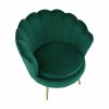 191468 52 kreslo ve stylu art deco smaragdova velvet latka gold chrom zlaty noblin
