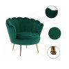 191468 60 kreslo ve stylu art deco smaragdova velvet latka gold chrom zlaty noblin