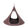 191489 19 zavesne houpaci kreslo sedohneda taupe klorin new typ 2 big size cacoon hammock