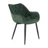 192698 33 designove kreslo zelena velvet latka fedris