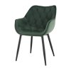 192698 19 designove kreslo zelena velvet latka fedris
