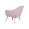 Křeslo potah starorůžová látka AKR127R