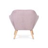 Křeslo potah starorůžová látka AKR127R
