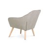 Křeslo potah šedobéžová látka AKR127ST