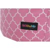 Sedací vak, růžovo-bílá vzor, GOMBY-2