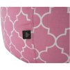 Sedací vak, růžovo-bílá vzor, GOMBY-3