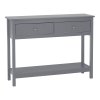 Konzolový stolek, světle šedá, VERITY-2