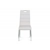 Jídelní židle bílá ekokůže AJZ177B