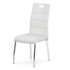 Jídelní židle bílá ekokůže AJZ177B