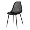 Jídelní židle, černá, TEGRA TYP 2