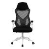 Kancelářské / herní křeslo, černá / bílá, YOKO - 1