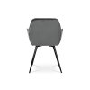 Jídelní židle potah šedá sametová látka AJZ170S