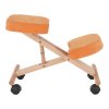 198845 18 ergonomicka klekacka oranzova buk flonet