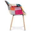 Jídelní židle, potah látka patchwork CT-723B PW2 - 10