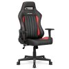 Herní křeslo E-RACER, potah červená a černá KA-F06 RED - 12
