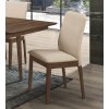 Jídelní čalouněná židle CORSICA ořech/béžová