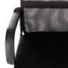 Kancelářská židle potah černá ekokůže a síťovina MESH houpací mechanismus AKZ153C