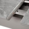 Jídelní stůl 110+30x75 cm keramická deska šedý mramor HT-401M GREY-6