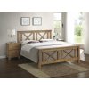 203025 3 postel texas ii 180x200 cm masivniho dreva s rostem barva teak