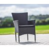 Zahradní set BASILEJ + HAMBURG (1x stůl + 2x křeslo) antracit-4