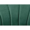 Francouzské křeslo s polštářem zelená sametová látka ASB-018 GRN-6
