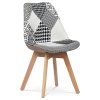 Jídelní židle látka patchwork CT-763 PW2-12