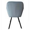 Křeslo, látka samet šedá/černá, ZERON NEW-3
