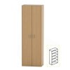 Skříň policová, buk, TEMPO ASISTENT 2 NEW 007