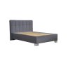 Postel Kelvin 120x200 šedá s matrací-1Postel Kelvin 120x200 šedá s matrací-1