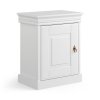 Dřevěný noční stolek bílý Tuscany
