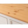 Belluno Elegante bílá komoda s 5 zásuvkami z masivu s borovicovou deskou