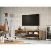 RTV 2.1 dubová skříňka se sklem medium Modern Loft-1