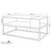 209524 2 konferencni stolek lynx 100x60 cm dub artisan antracit