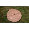 Kulatý skládací stůl T123 teak-2