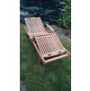 Zahradní polohovací lehátko T140 teak