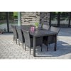 Nábytek na zahradu ratan - stůl T167 + 6x křeslo T110-1