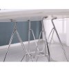 210163 3 jidelni stul chrom mdf bila extra vysoky lesk hg rondy new