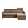 Rozkládací sedací souprava, šedohnědá Taupe, ALECHANDRO A ROH-3
