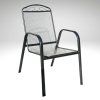 Zahradní kovové křeslo V120 antracit 4