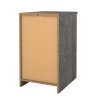 Komoda Naia 76237 beton/bílý lesk