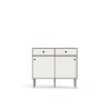 Komoda ROME 66305 2d2s hickory/bílá
